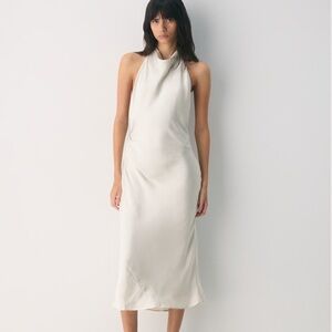 Babaton Audience Satin Halter Dress